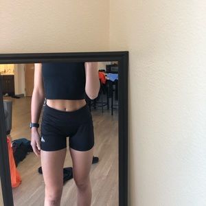 2 pairs of addidas spandex